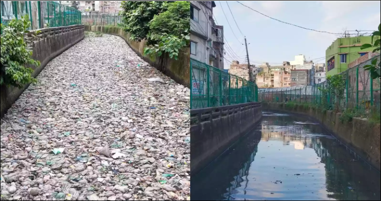 35 truckloads of waste removed from Hazaribagh canal under ‘Cholo Khal Bachai’ initiative
