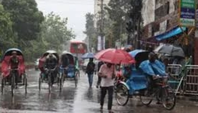 Heavy to very heavy rainfall likely in Dhaka, 6 other divisions
