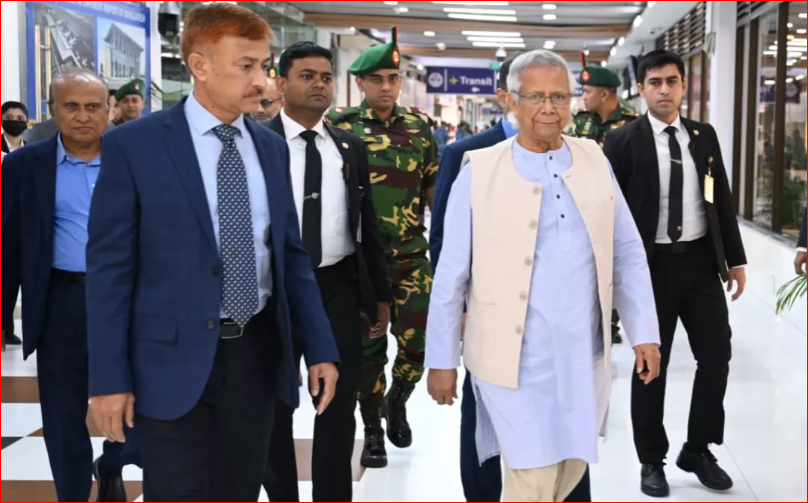 Dr Yunus leaves for Rome to attend World Food Forum