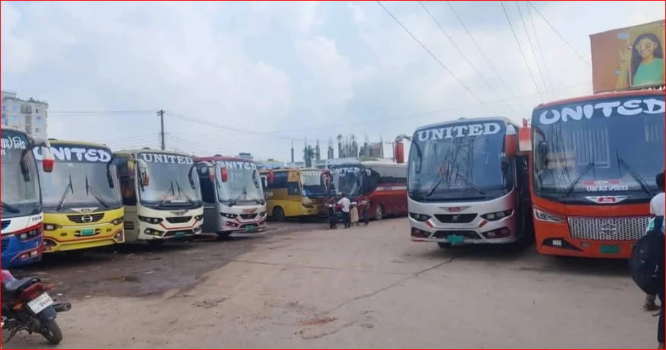 Bus strike enters day 2 in Mymensingh division