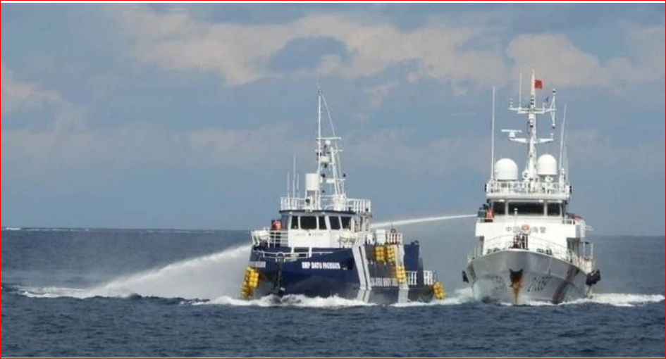 Chinese coast guard rams, damages Philippine vessel near disputed South China Sea island