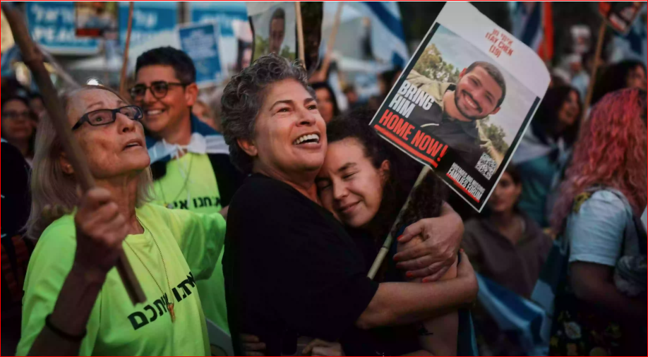 Israel says Hamas hands over first seven hostages to Red Cross under Gaza ceasefire deal