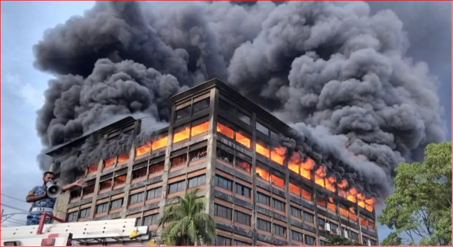 CEPZ fire still raging; 23 units battling to bring blaze under control