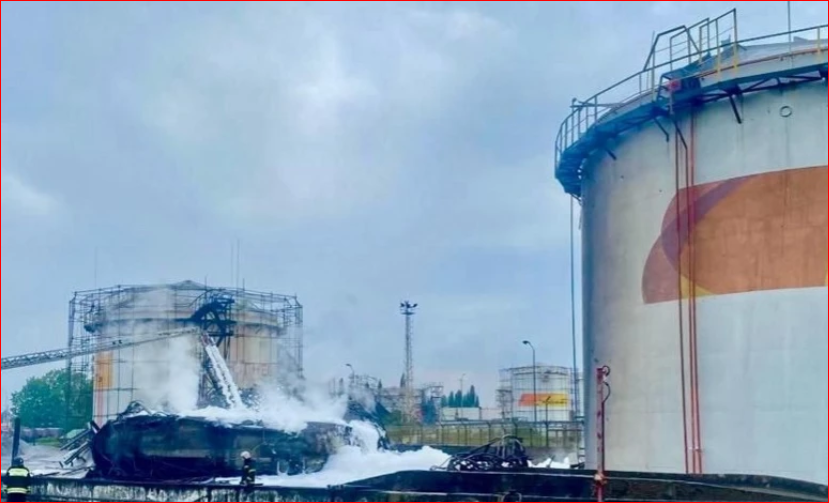 Ukrainian drones hit major Russian gas facility