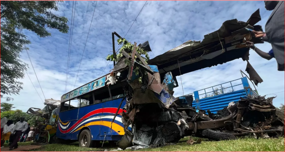 At least 46 killed in multi-vehicle crash in western Uganda