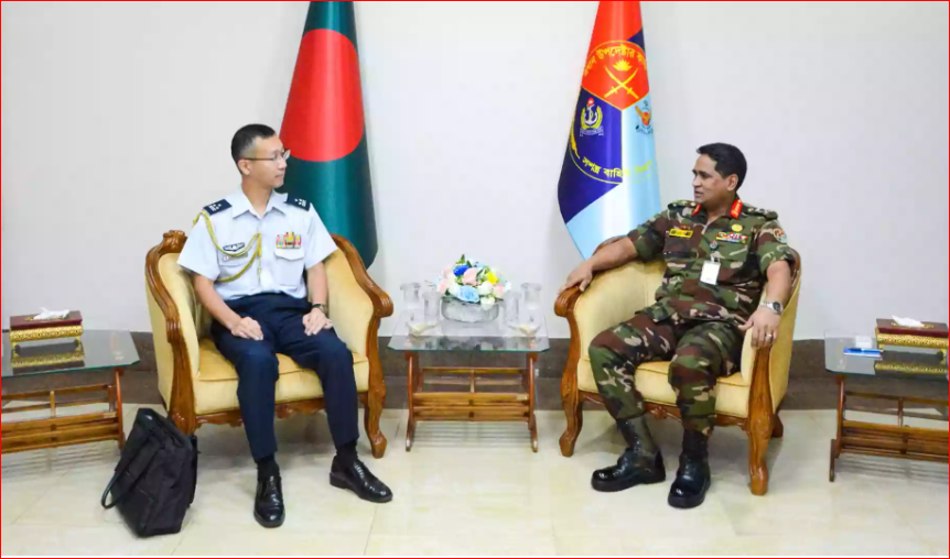Non-resident Air Attache of Japan calls on Principal Staff Officer  of AFD