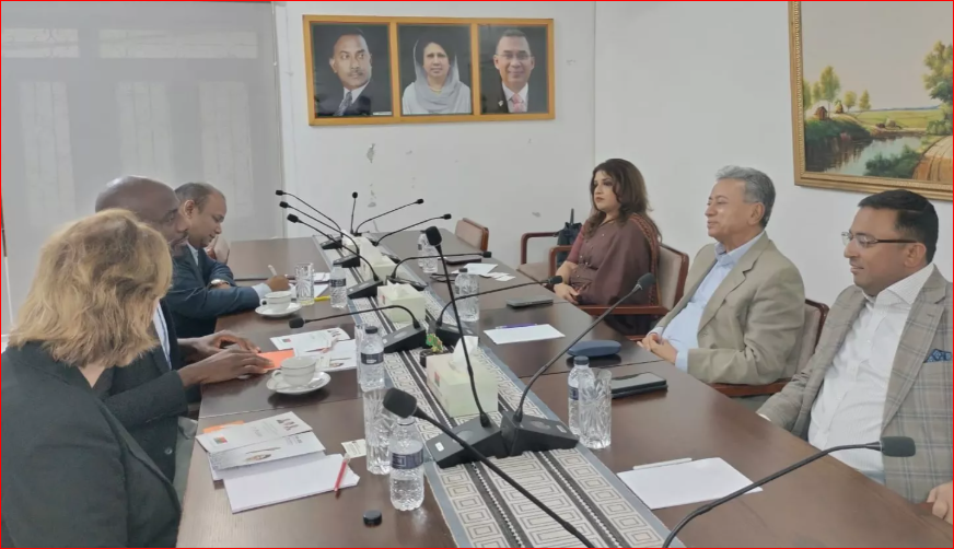 NIMD delegation meets BNP, talks about polls