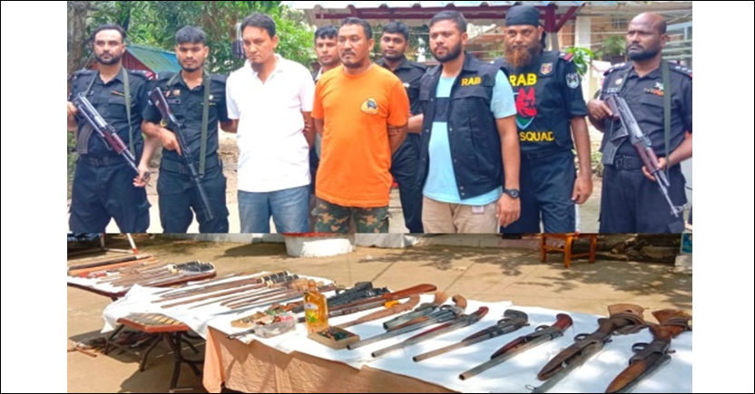 Top ranking criminals Kamal and Sohail arrested with weapons in Raojan