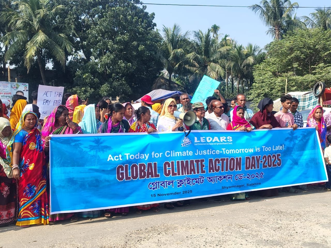 Shyamnagar marks Global Action Day, seeks climate justice at COP30
