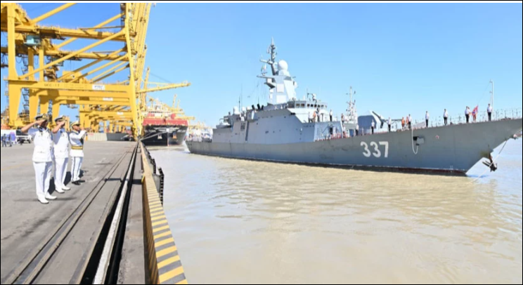 Russian Navy ship arrives in Ctg for goodwill visit