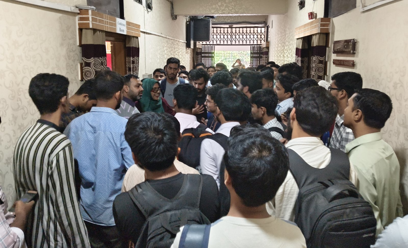 Students stage sit-in at admin building demanding BRUCSU election roadmap