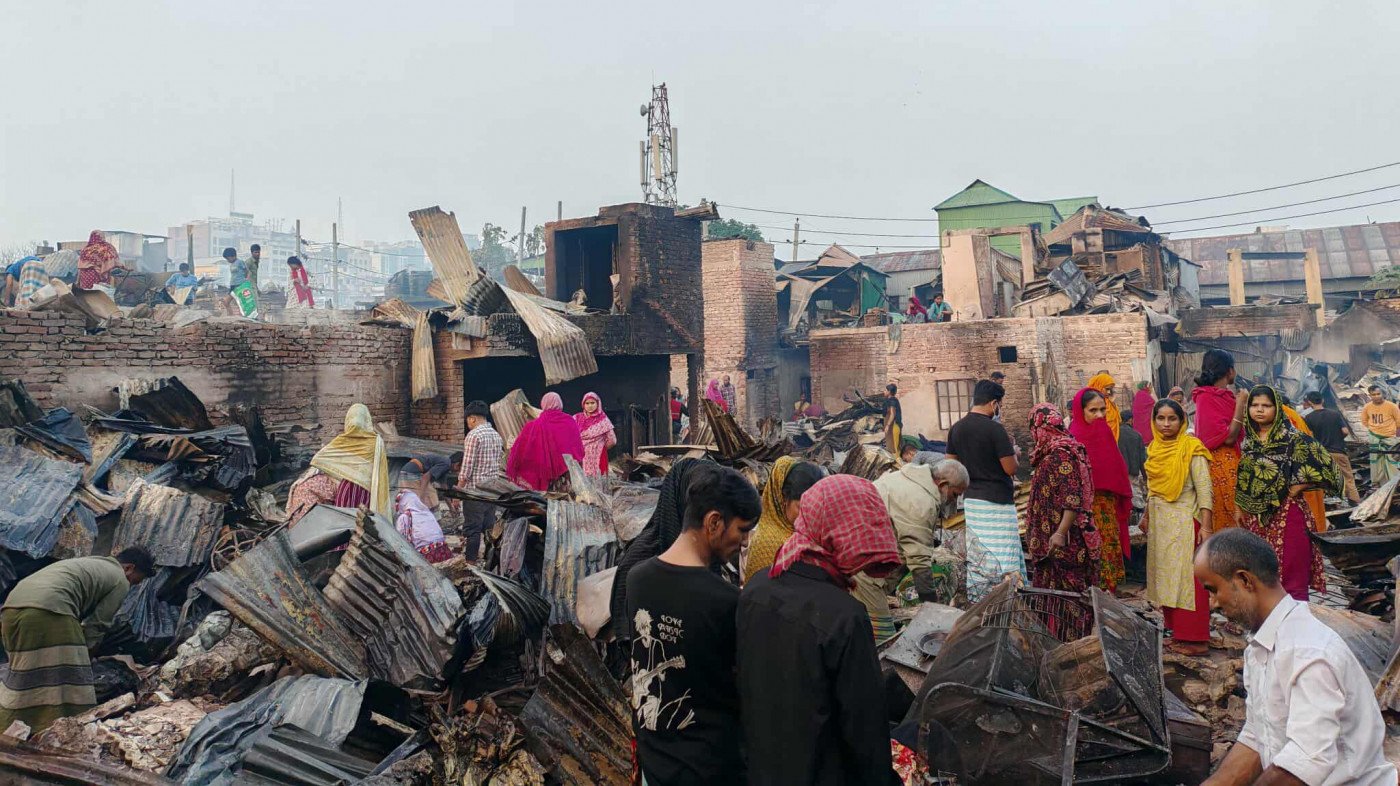 Kurail Basti fire doused nearly 16 hours of efforts