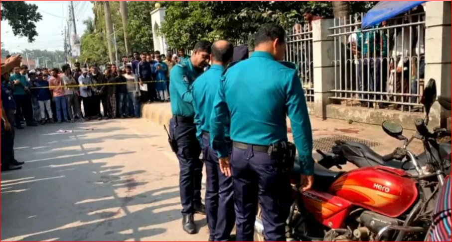 Two shot, hacked dead outside Khulna court