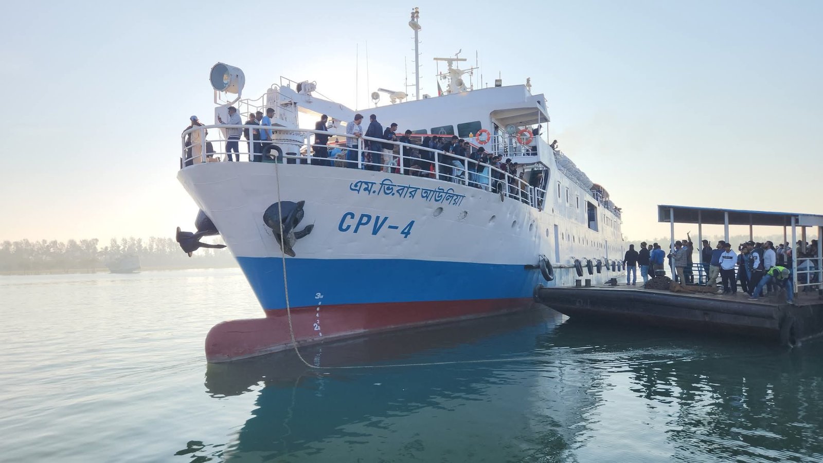 Tourist season kicks off: First ship departs  for St. Martin’s from Cox’s Bazar