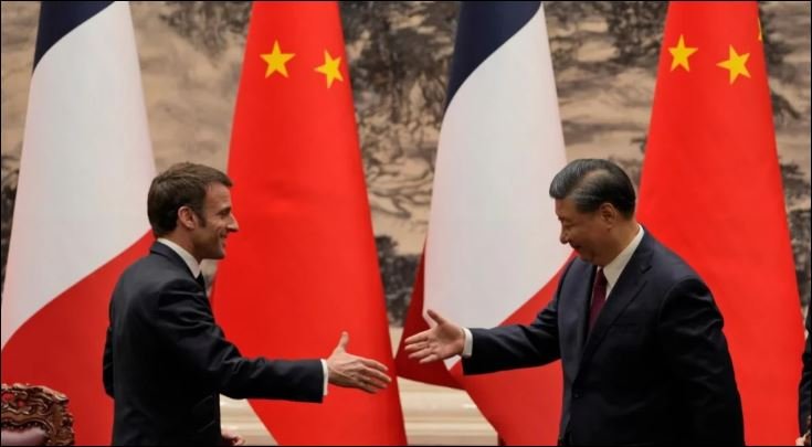 Macron visits China to boost trade ties