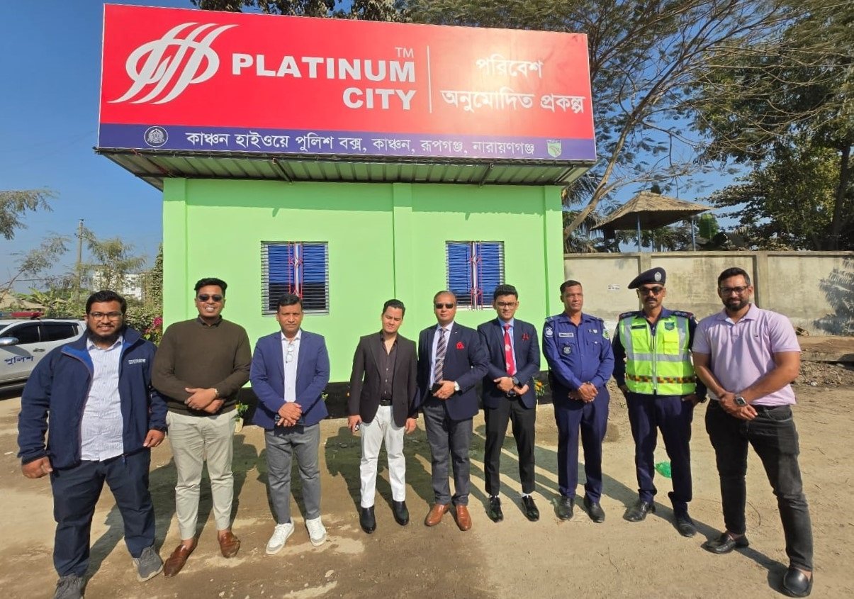 New highway police box opens at Kanchan bridge to boost safety on Gazipur-Dhaka highway