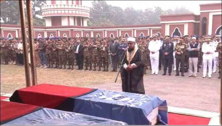 Janaza of 6 Bangladeshi peacekeepers killed in Sudan held