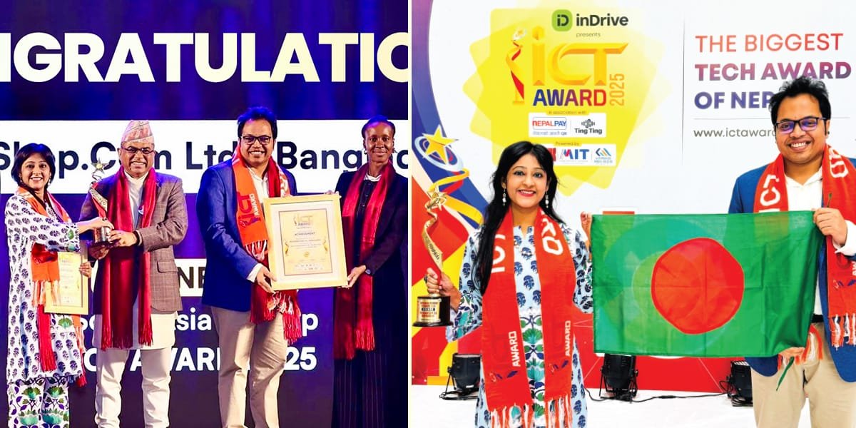 PriyoShop crowned champion at South Asia ICT Award 2025