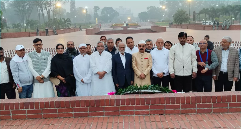 BNP delegation pays homage to Liberation War martyrs on behalf of Tarique