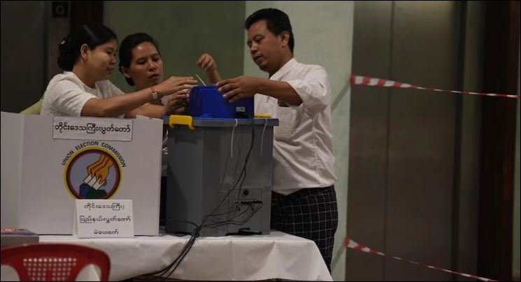Voting begins in Myanmar’s first election in five years under military rule