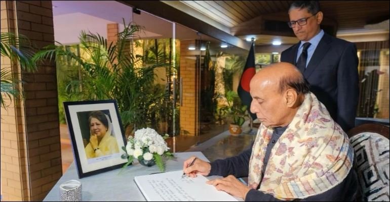 India’s Defence Minister condoles death of former PM Khaleda Zia