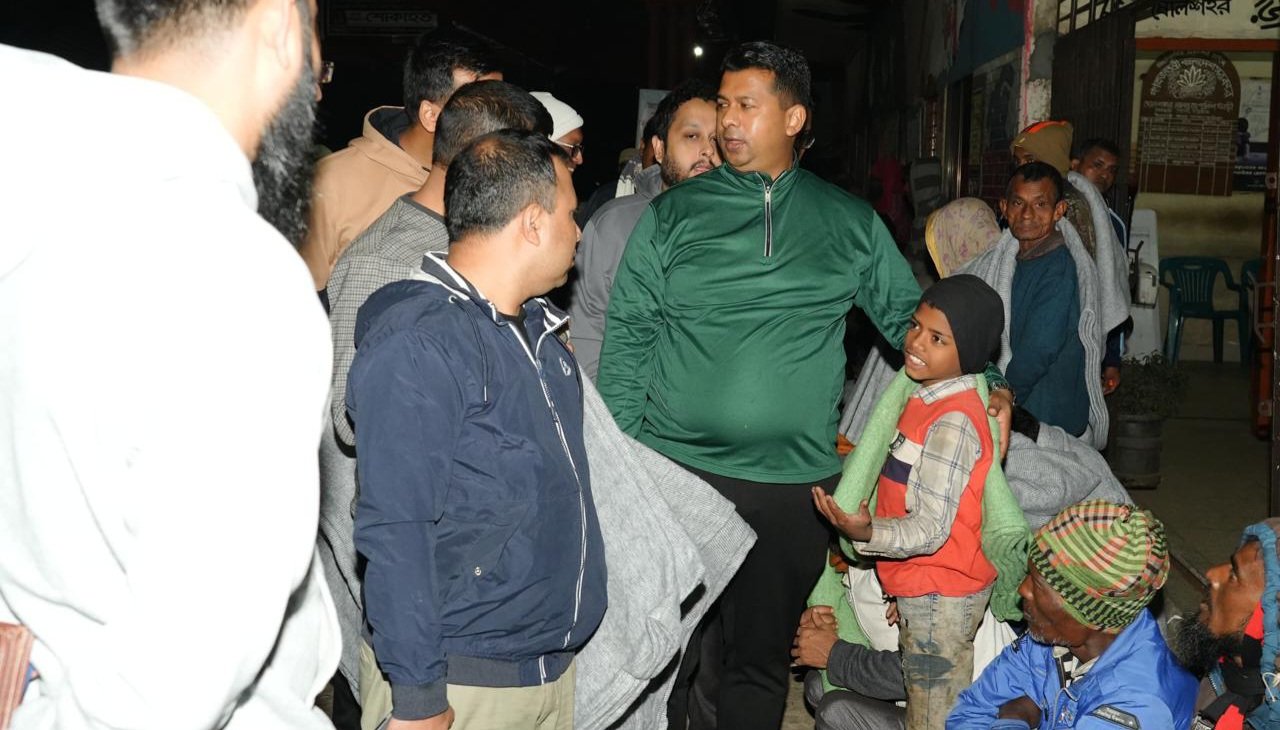 Ctg DC Zahidul's  midnight walk of compassion