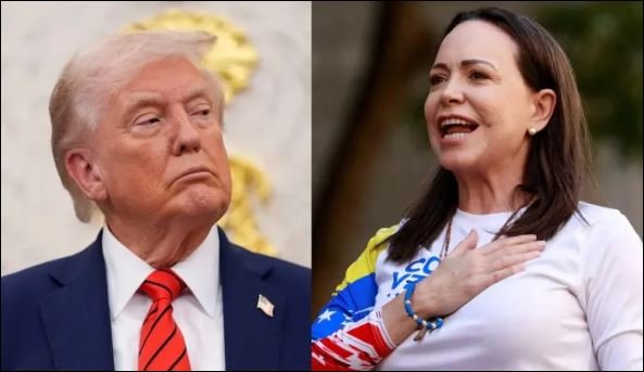 Venezuela’s Machado says she wants to share Nobel Peace Prize with Trump