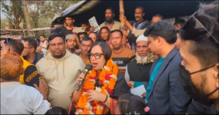 Rumeen Farhana urges supporters to guard polling centres on Feb. 12