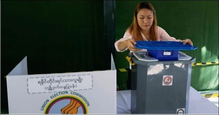 Myanmar holds final election round with military assured of control