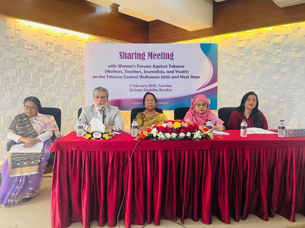 Women professionals urge passage of tobacco ordinance in parliament’s first session 