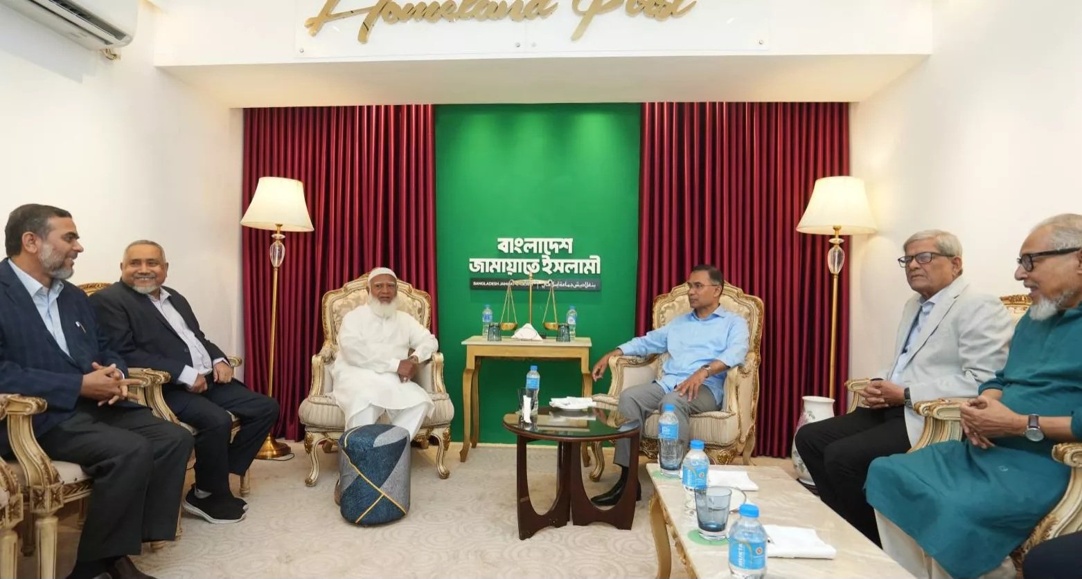 Tarique Rahman meets Jamaat Ameer