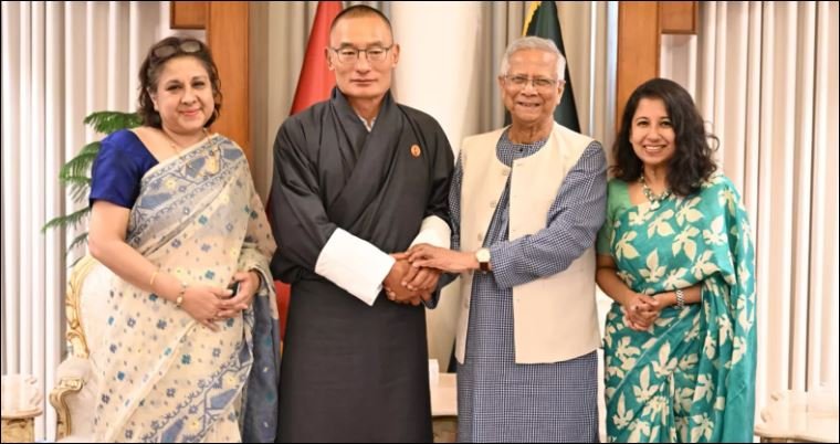 Bhutanese PM Tobgay meets Prof Yunus