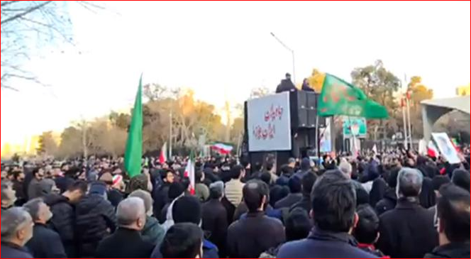 Thousands mourn Khamenei’s killing in central Iran’s Yasuj city