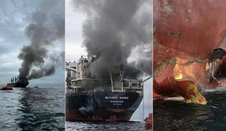 Two oil tankers ablaze in Iraqi waters, 1 dead, 25 evacuated