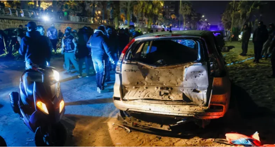 Israeli airstrikes hit Beirut seafront, several killed