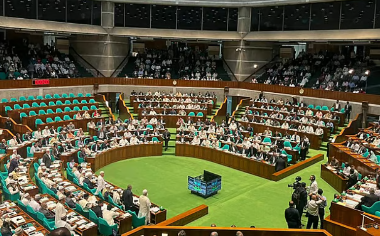 Condolence motion adoption in JS for executed war criminals condemned, protested