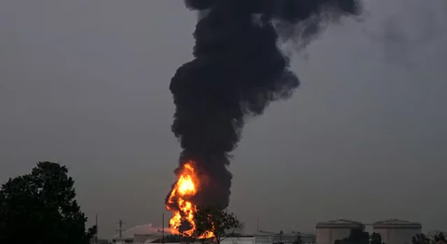 Fire at Kuwait airport after drones hit fuel tank: aviation agency