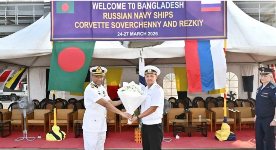 2  Russian navy ships arrive in Chittagong on goodwill visit