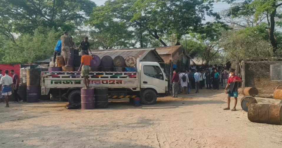 6,000 liters of illegally stored diesel seized in Chattogram