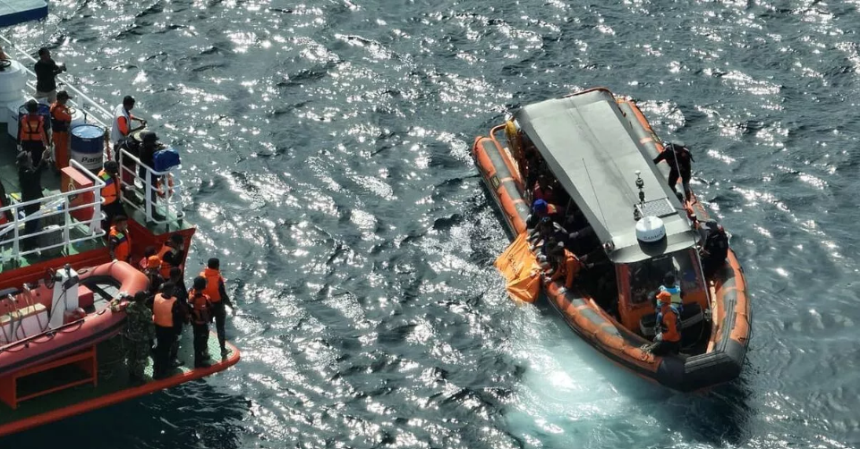 Rescuers search for 27 missing after boat sinks in Indonesian waters