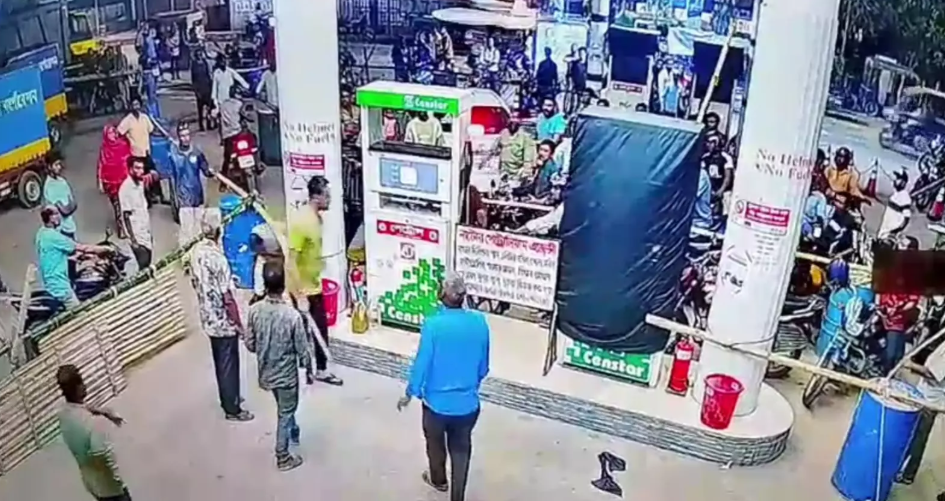 Pump manager beaten, road blocked over fuel crisis in Natore