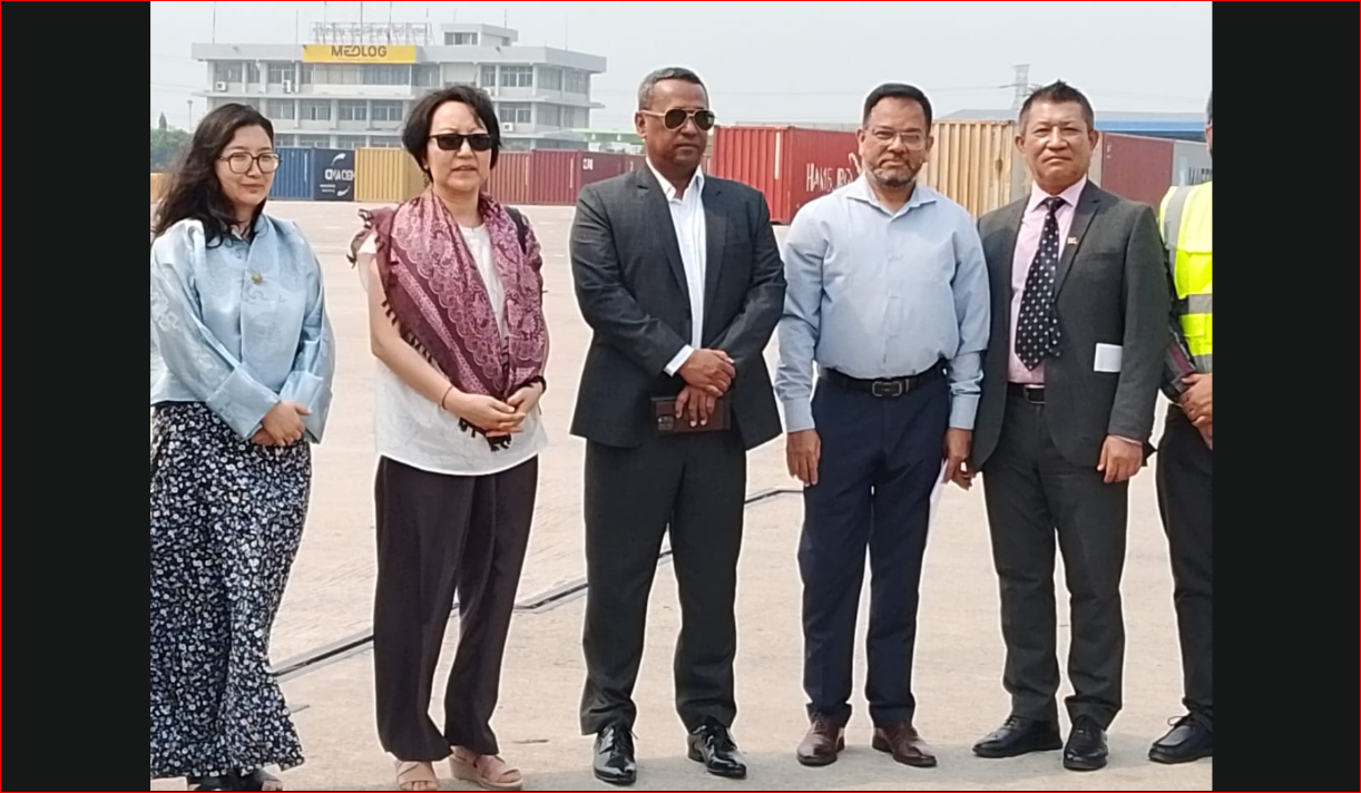Bhutanese envoy visits Pangaon terminal, eyes scope for expanding bilateral trade