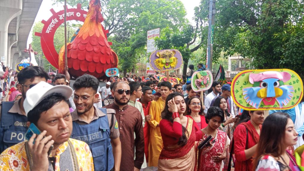 Nation celebrating Bengali New Year, Pahela Baishakh amid festivity