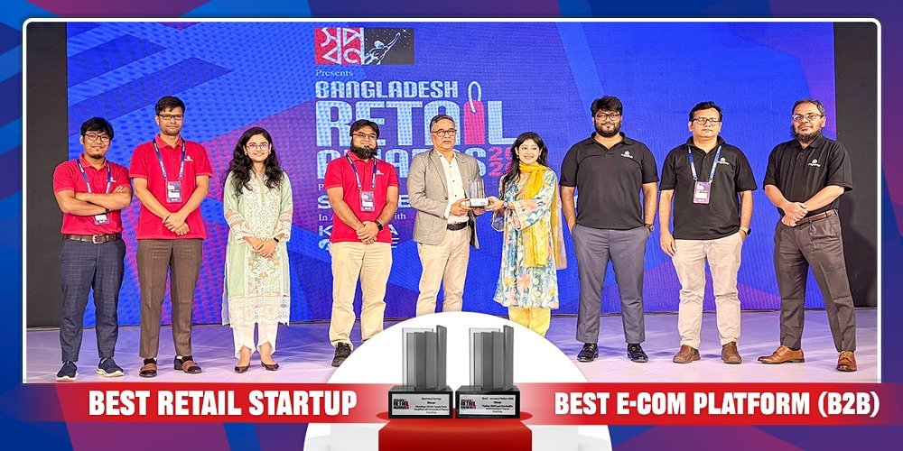 PriyoShop Honored with Two Prestigious Trophies at Bangladesh Retail Awards 2026!