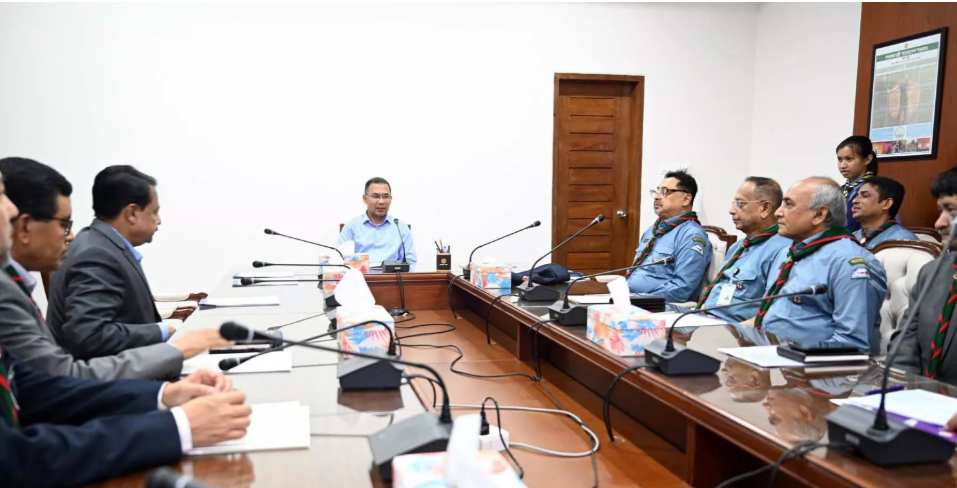 Bangladesh Scouts delegation calls on PM Tarique