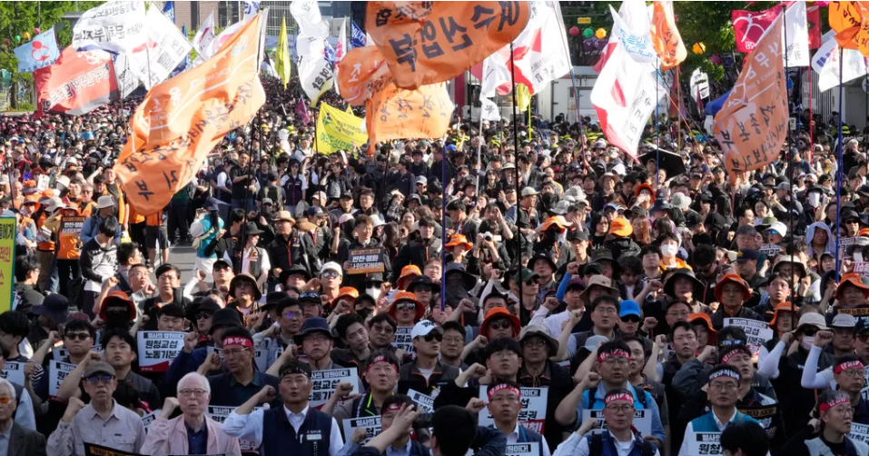 May Day protests held worldwide as workers demand relief from rising costs