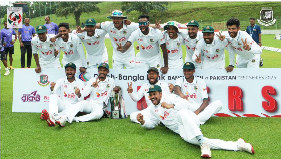 Bangladesh crush Pakistan in 2nd test to sweep series