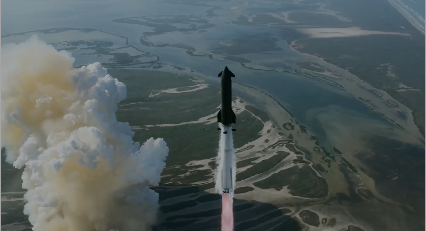 SpaceX launches most powerful starship yet in key moon mission test