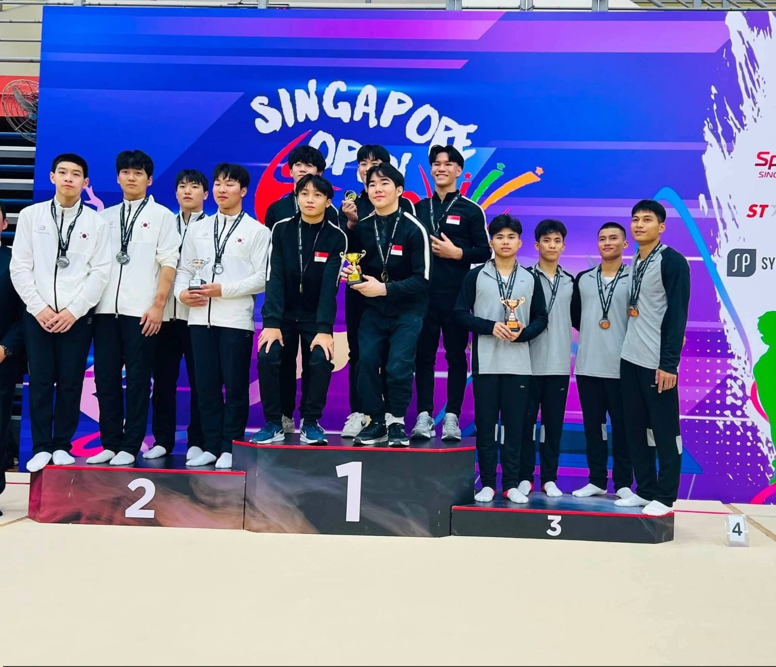 Quantum students shine at Singapore Gymnastics Championship with seven individual medals