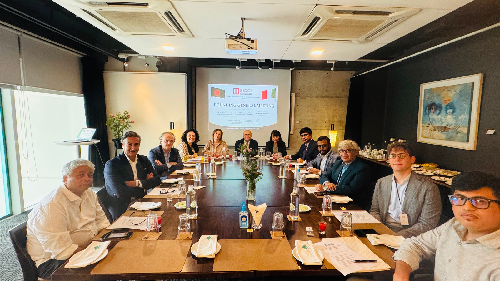 BICCI’s first General Meeting vows to further strengthen Bangladesh-Italy economic cooperation